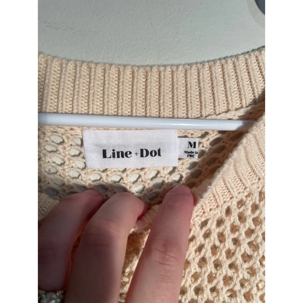 Anthropologie Line +‎ Dot Donna Beach Sweater in Neutral Size Medium